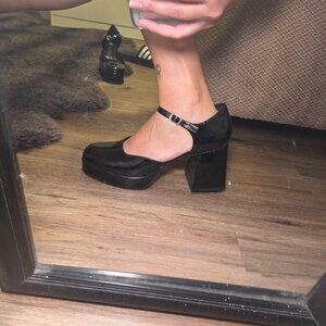 Wild Fable Darcy Patent Flatform Pumps (Women)